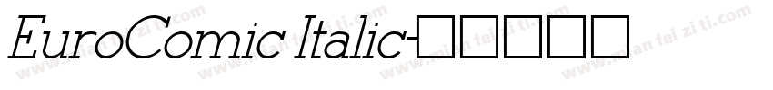 EuroComic Italic字体转换